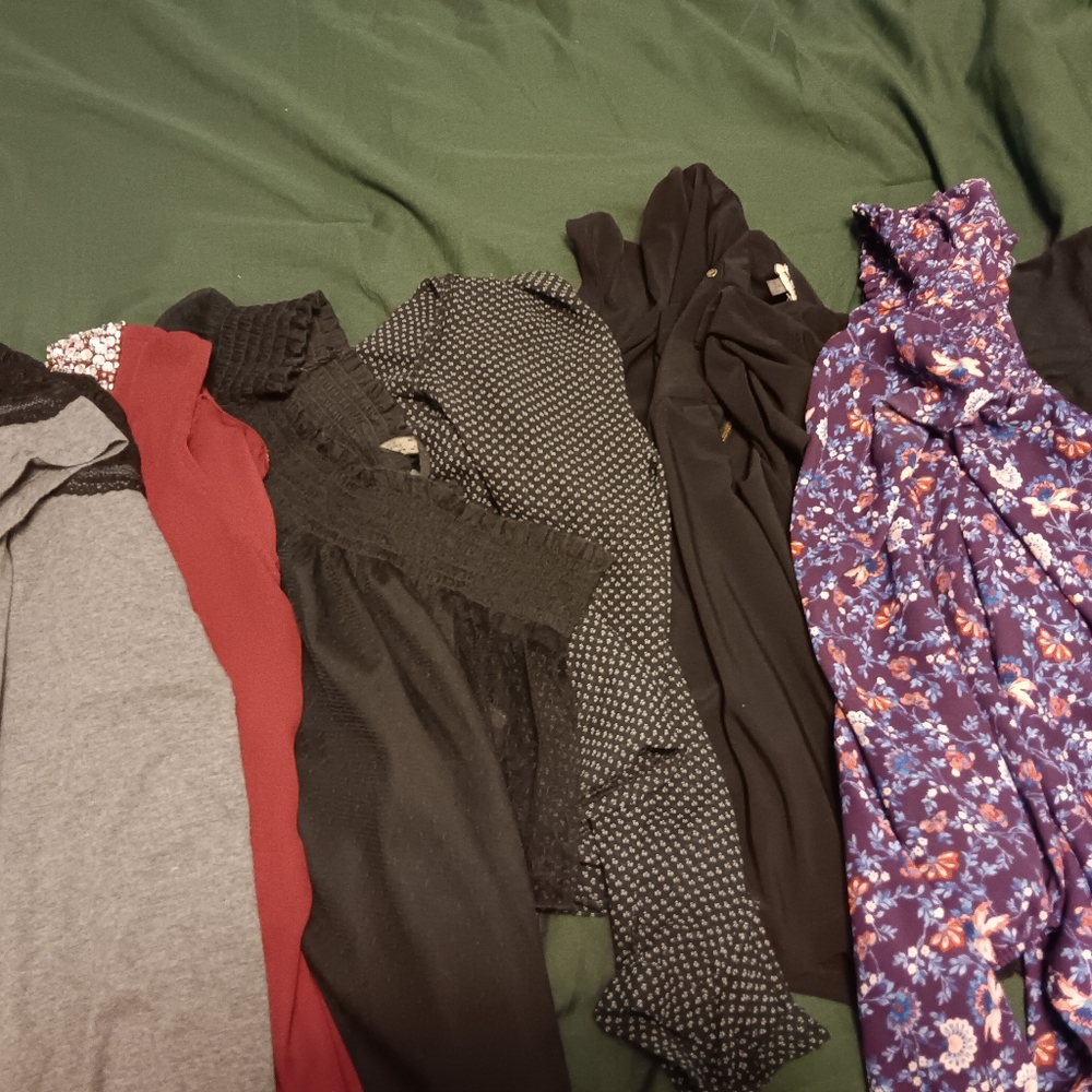 7 shirt bundle work small/medium